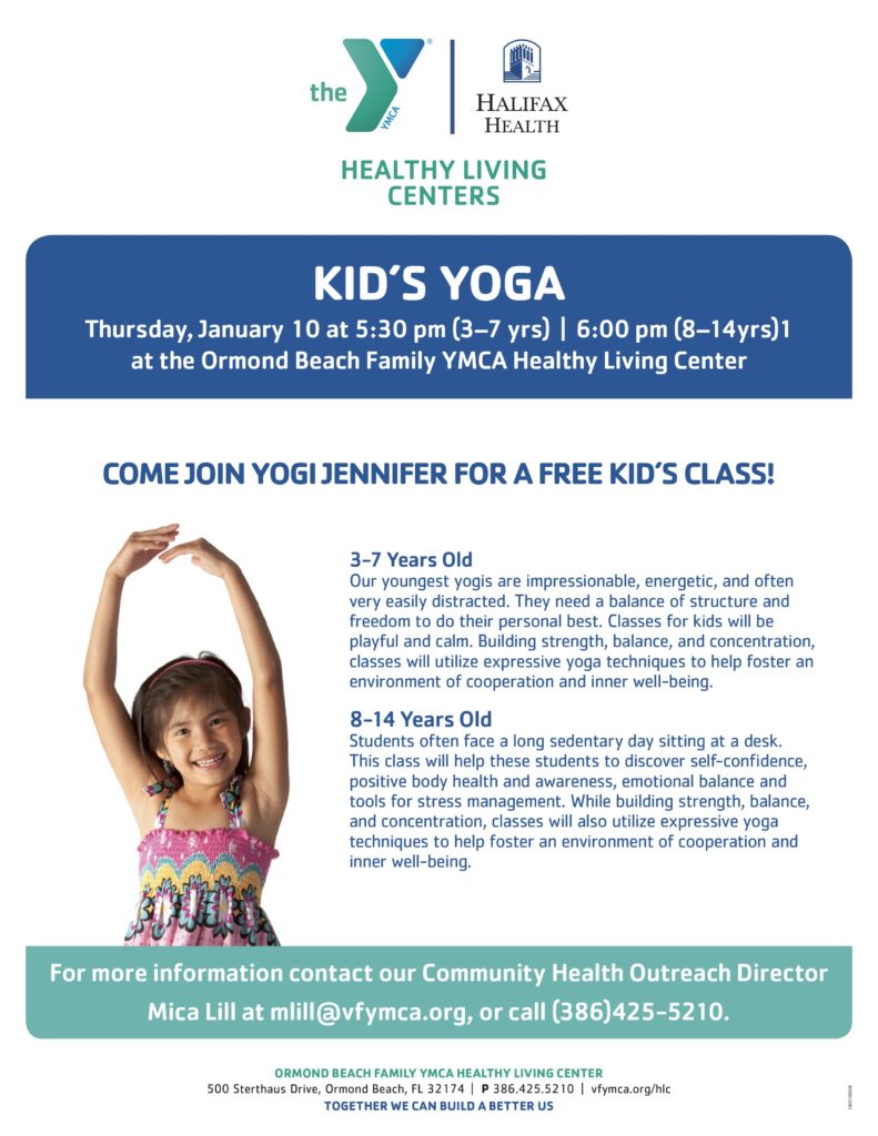 FREE Kids Yoga at the Ormond Beach YMCA | The Volusia Mom